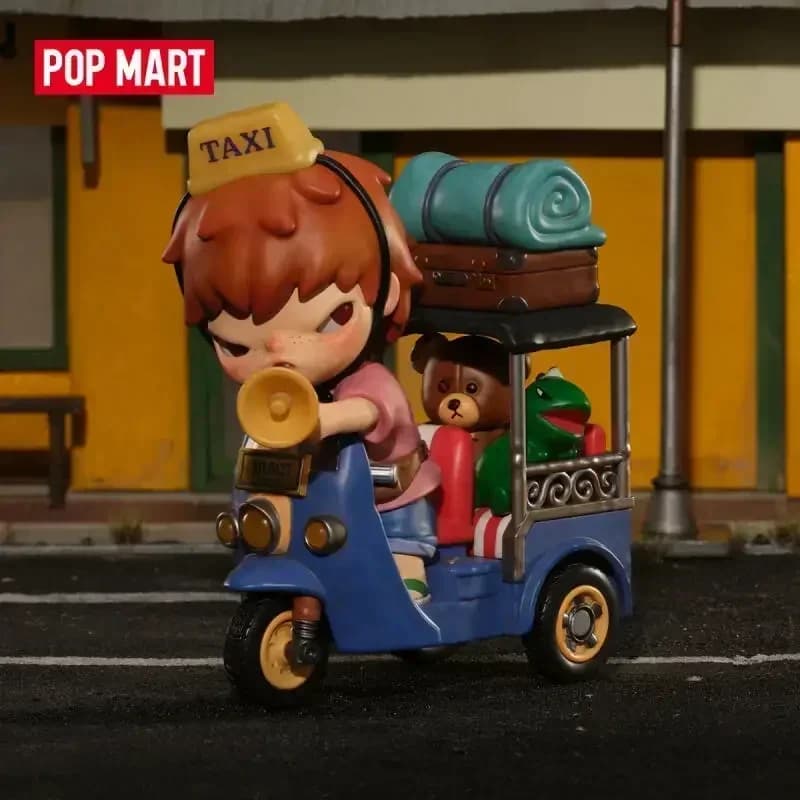 POP MART Hirono Tuk-Tuk Series Kawaii Anime Ornaments Figurines Home Decor Desktop Model Dolls Gilrs Gift