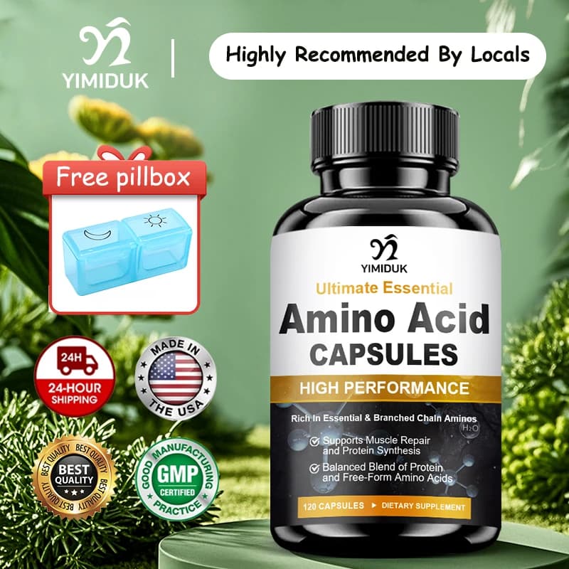 All-Natural Amino Acid Supplement, Natural Energy & Stamina, Promotes Healthy Metabolism & Total Body Wellness, Gluten Free