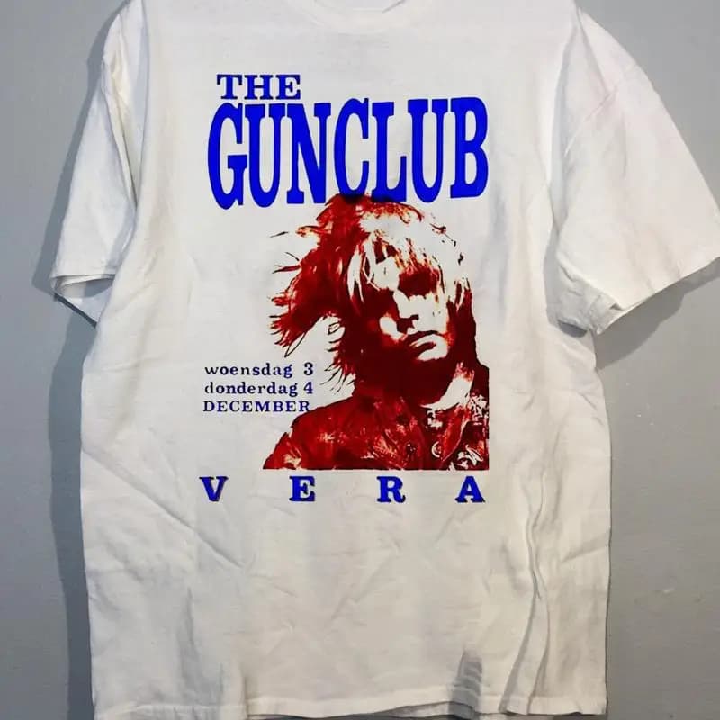 THE GUN CLUB Band Vera Tour T Shirt Adulto Full Size HT121