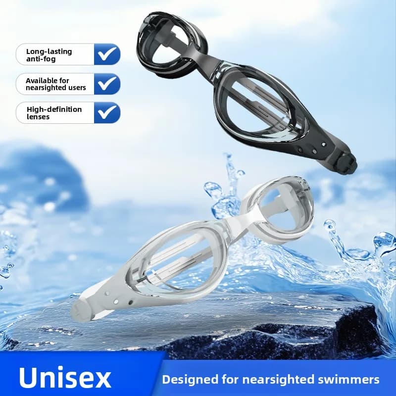 Professional Swimwear Anti-glare for Aquatic Sports, Waterproof, High Definition, for Adults with Miopia and Gradation, Anti-fog