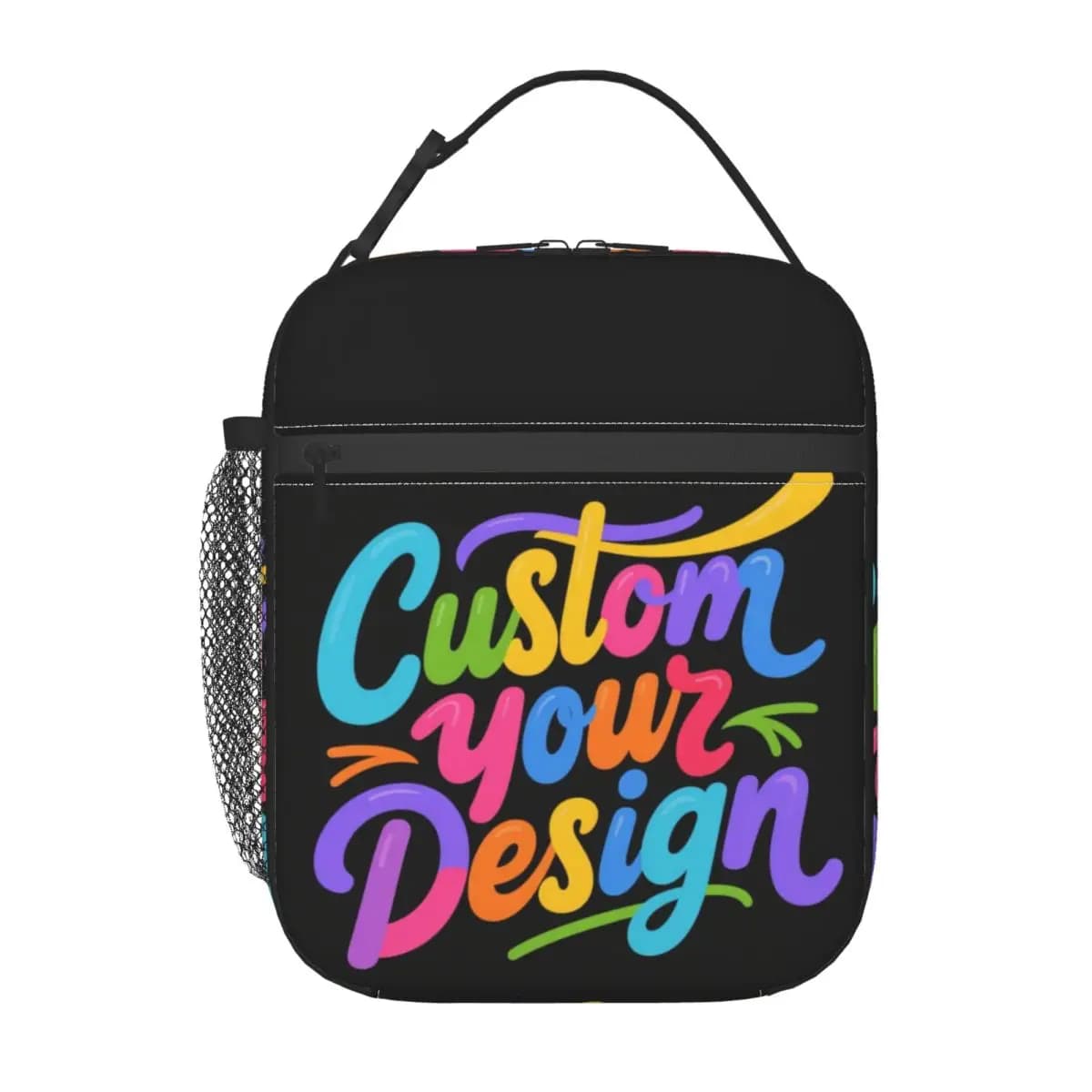 Borsa Termica Personalizzata con Foto, Logo o Testo, per Pranzo, Spiaggia, Campeggio, Viaggio, Impermeabile