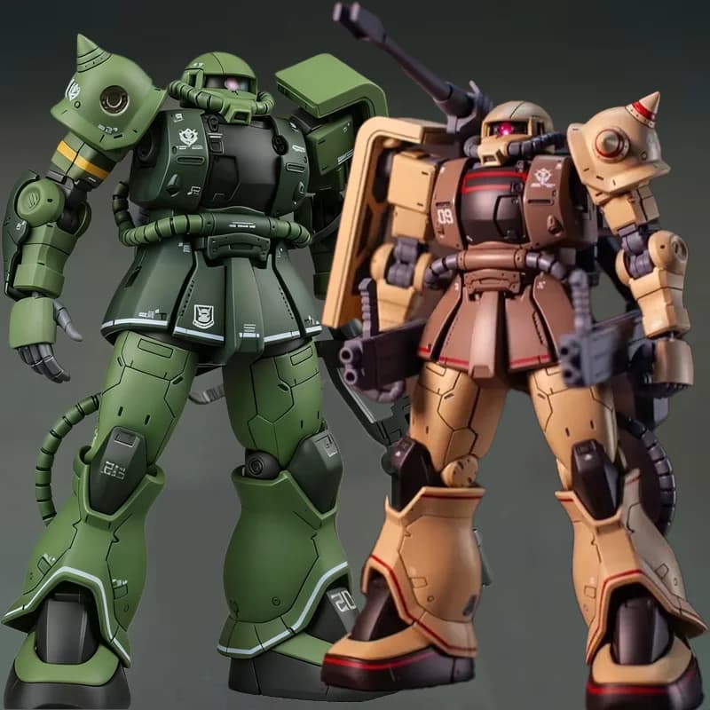 GTO Zaku Prodotto in massa Char'S Vestito mobile personalizzato Mech Kit modello di assemblaggio Action Figures Decorazione desktop Bambola Ragazzo Giocattolo Regalo