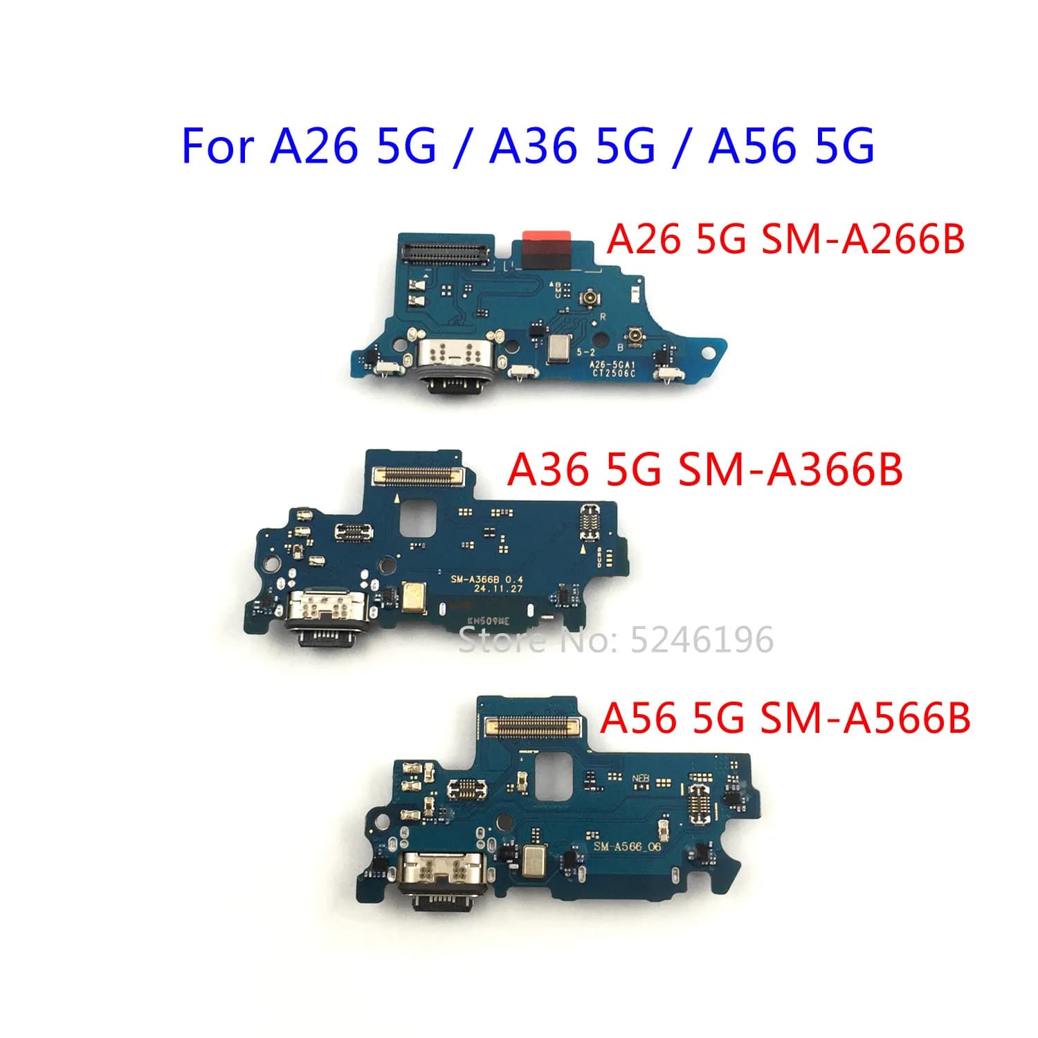 1 pz Porta di Ricarica USB Base del Caricatore Connettore Per Samsung Galaxy A26 5G SM-A266B A36 5G SM-A366B A56 5G SM-A566B Sostituire Parte