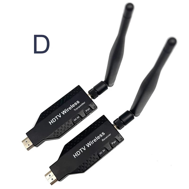 1080P 50M Wireless HDMI Extender Kit 1080p Transmitter and Receiver Screen Mirror DVD PC Camera Laptop To TV Monitor Projector