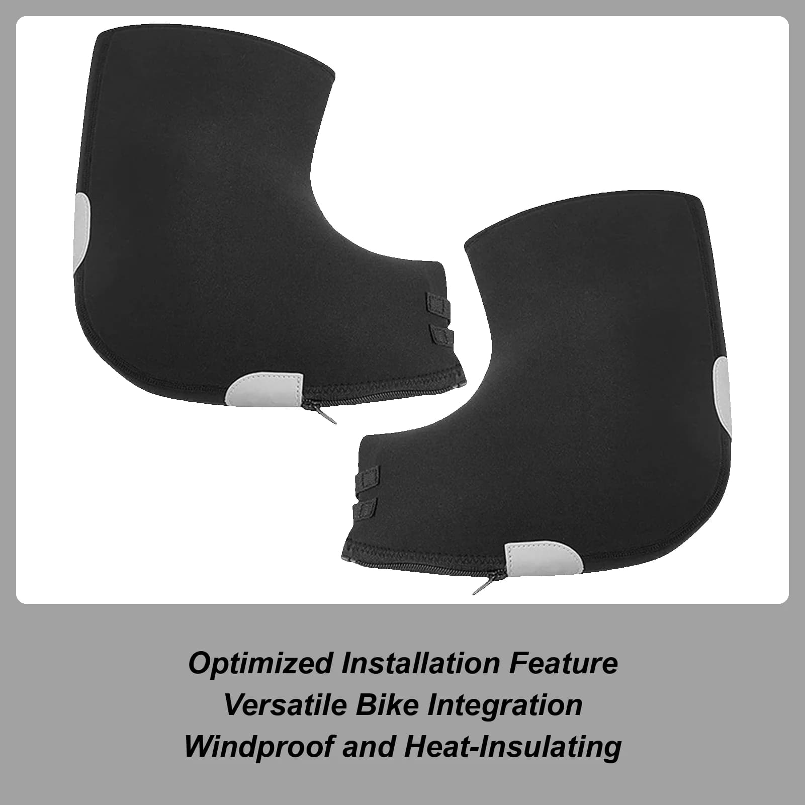 27x27x19cm Manubrio della bicicletta invernale Guanti caldi Guanti da bici antivento Guanti da manubrio in neoprene Accessori per ciclismo a mano
