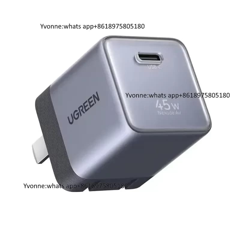 Nexode Air 45W USB C Charger Block Foldable Plug Ultra Mini GaN Charger Fast Charging Wall Charger for
