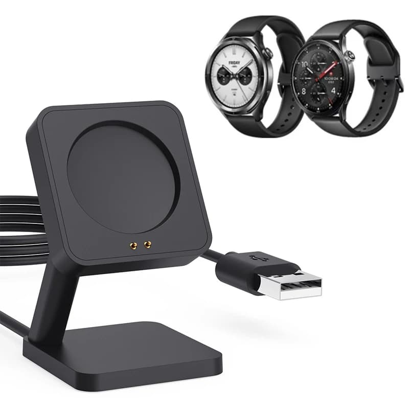 Desktop Stand Charger Adapter USB Charging Cable Dock Station Holder For Xiaomi Watch 5/2/2 Pro/S5/S4/S3/S2 Smart Accessories