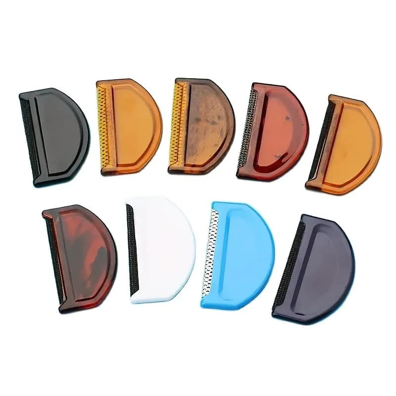 Spazzola per pelucchi Amber - Levapelucchi semicircolare in lana, rimuovi pelucchi manuale per maglioni/cappotti (Strumento per la cura dei capi)