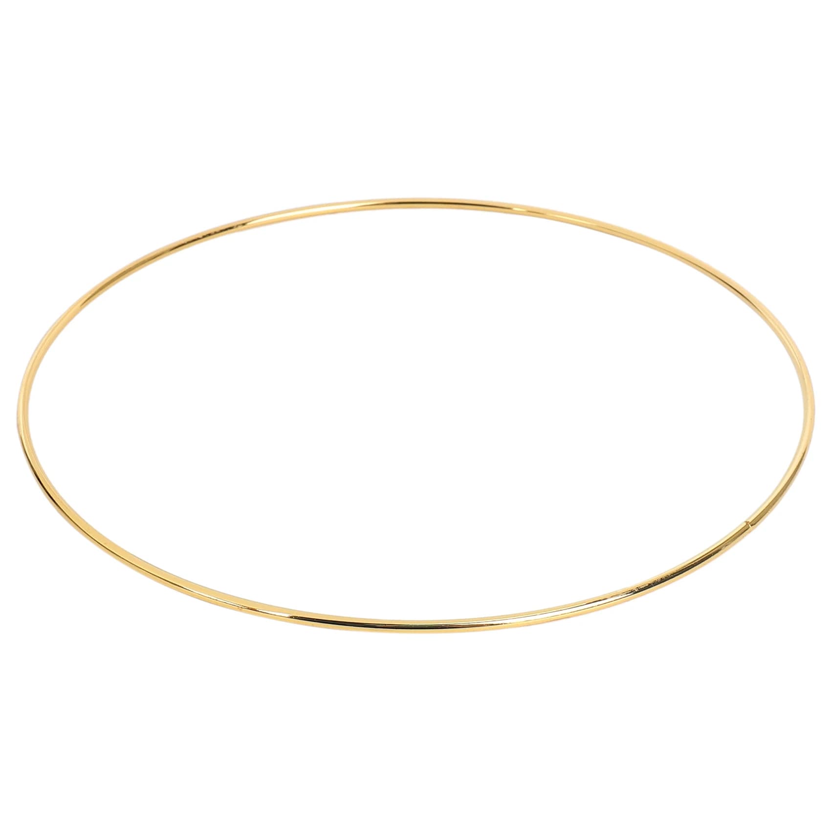 AA94-8Pcs 8 Inches Dream Catcher Rings Metal Hoops Macrame Ring For Crafts And Dream Catcher Supplies, Gold