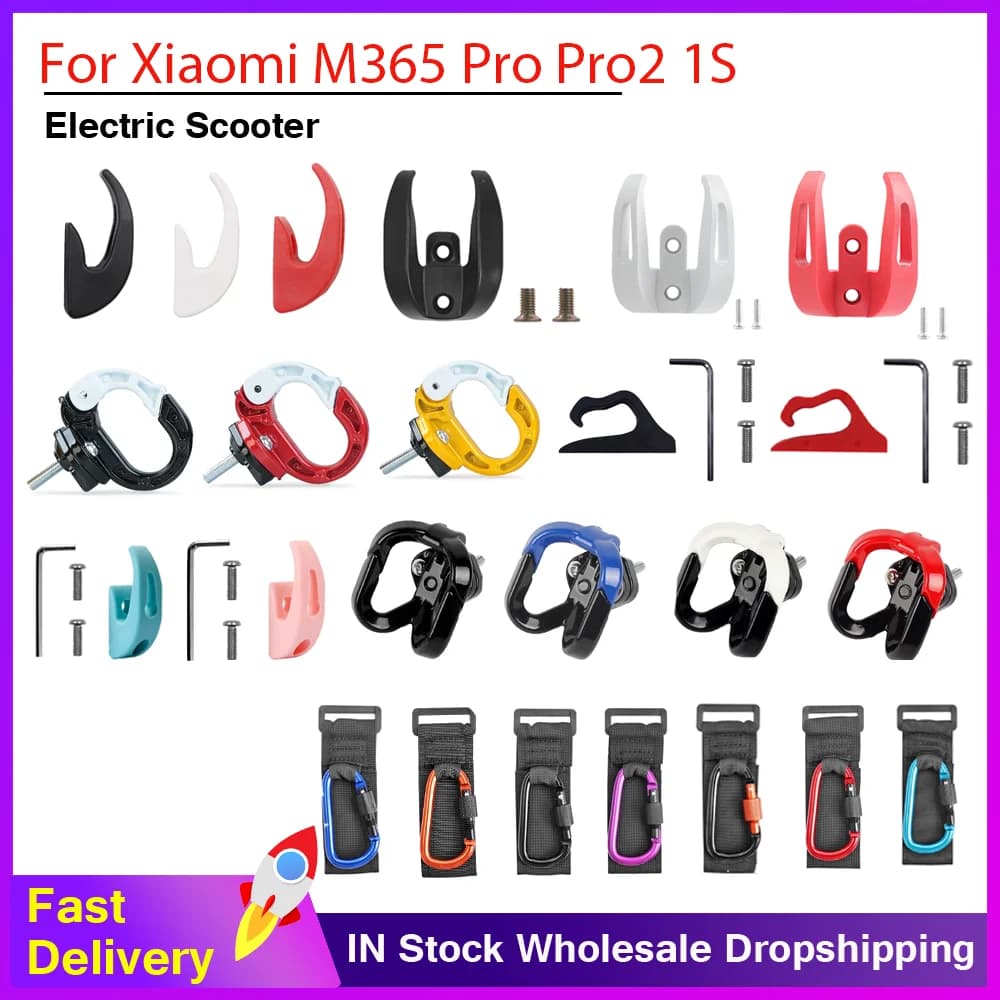 Various Types of Hook Hangerfor Xiaomi M365 Pro Pro2 1S Electric Scooter Front Carry Hook Handlebar Grip Holder Replacement Part