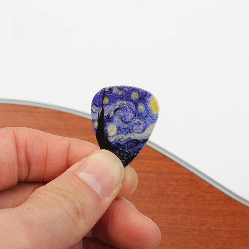 3pcs Star Guitar Pick Acoustic Guitar Accessories Electric Guitar Shrapnel 0.46 0.71 0.96pick