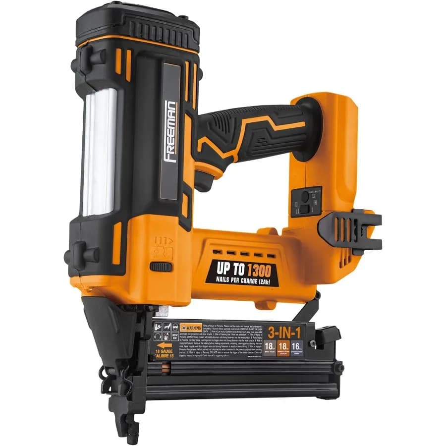 PE20VT31618 Chiodatrice/cucitrice da 20 Volt senza fili 3 in 1 calibro 16 e 18 Solo strumento ideale per la ristrutturazione domestica e l'edilizia del ponte