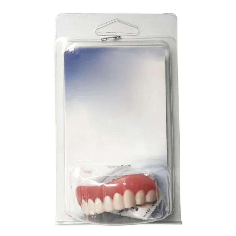 New cover for upper/lower fake teeth Perfect veneers Comfort Fake teeth Instant smile Teeth whitening Silicone breasts