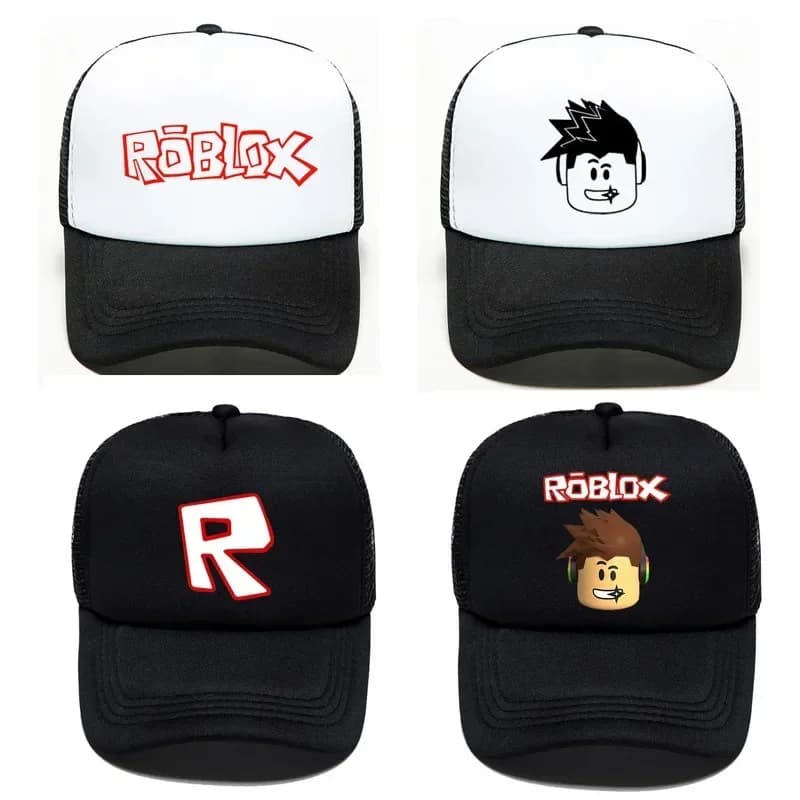 Nuovo Cappellino da Baseball Creativo Roblox con Stampa di Personaggi Anime, Cappello Traspirante HipHop, Regalo Kawaii
