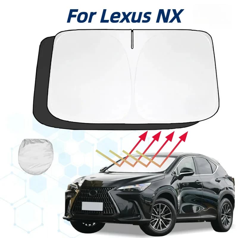 Per Lexus NX 300H NX350H NX450 Parabrezza Parasole Parasole Visiera Protezione Pieghevole Blocchi Raggi UV Mantenere Auto di Raffreddamento
