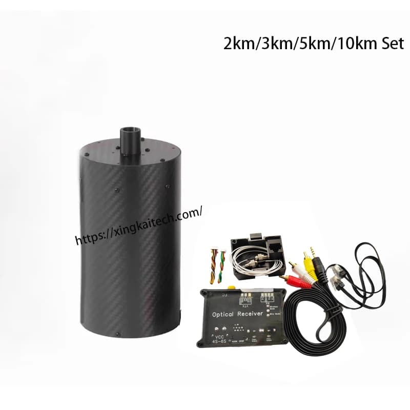Bobina di Fibra Ottica FPV 0.26mm Integrata, 10KM per Moduli Sky TX RX di Droni FPV, Alta Prestazione
