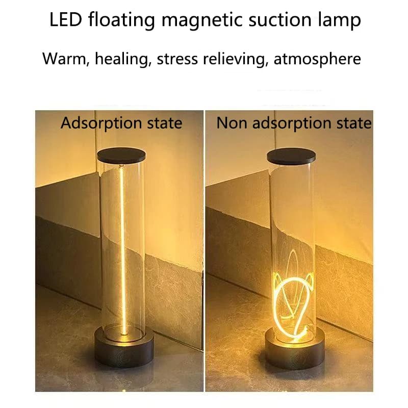 Lampada da scrivania a LED portatile senza fili, design ricaricabile, lampada da scrivania magnetica, con sensore tattile, regolazione a tre livelli per la camera da letto