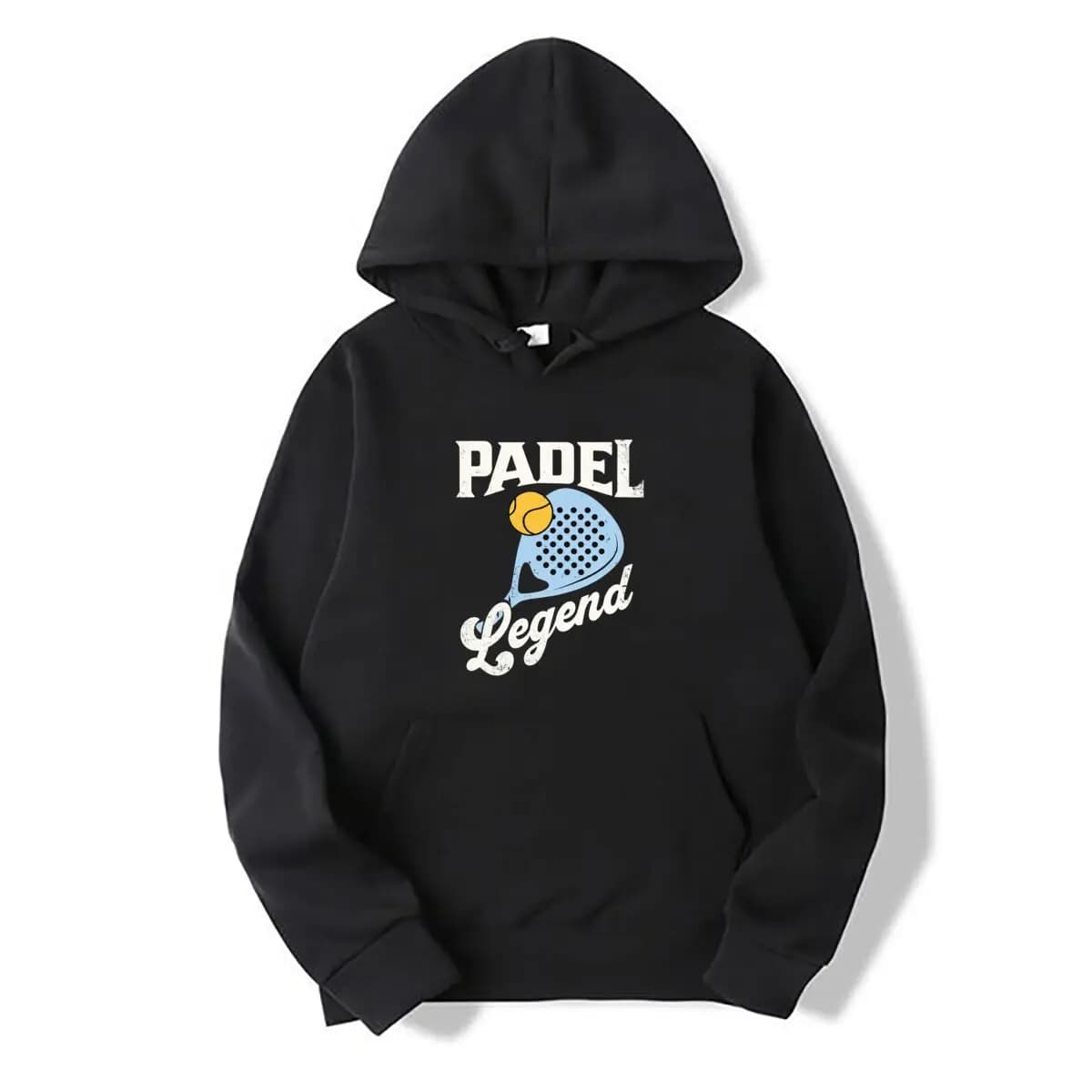 Padel Tennis Ball Paddle Sports Graphic Autumn and winter new men's and women's hooded sweatshirts