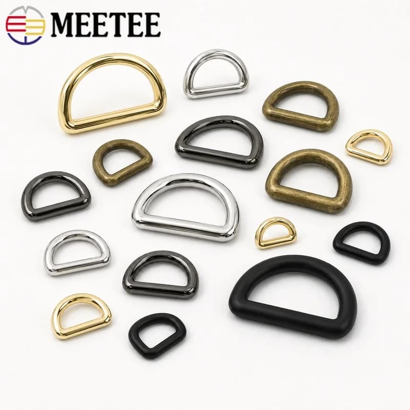 10/20Pcs 16-38mm Metal O D Ring Buckle Zinc Alloy Clasp for Backpack Belt Dog Collar Webbing Leather Bag Hardware Loop Connector