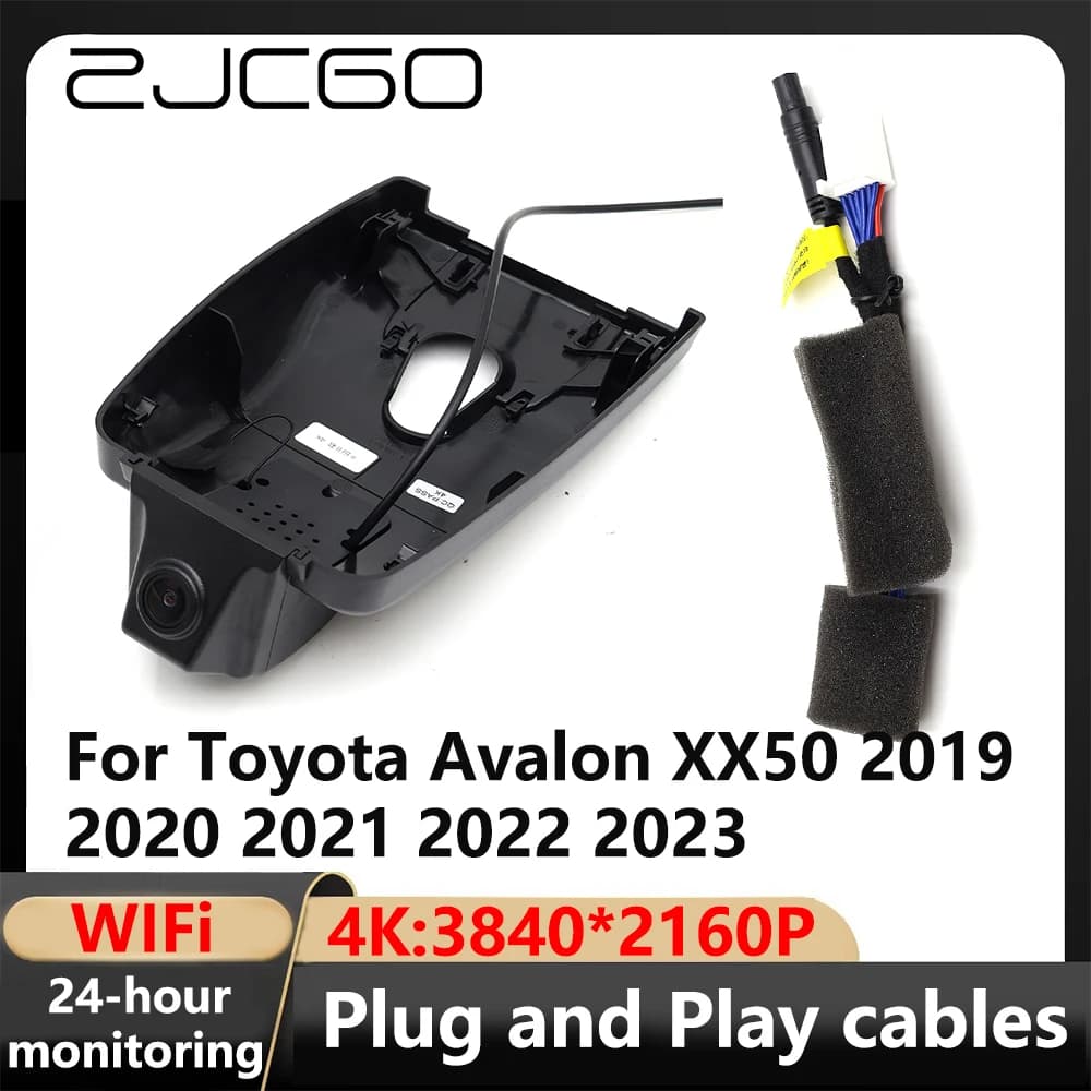 ZJCGO 4K Wifi 3840*2160 Auto DVR Dash Cam Video for Toyota Avalon XX50 2019 2020 2021 2022 2023