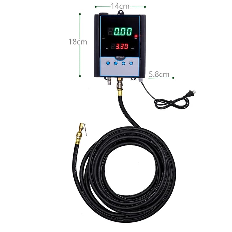 Digital Tyre Inflator Gas Station Air Pump Car Gas Vendor Automatic Tire Inflators Tyres Inflate