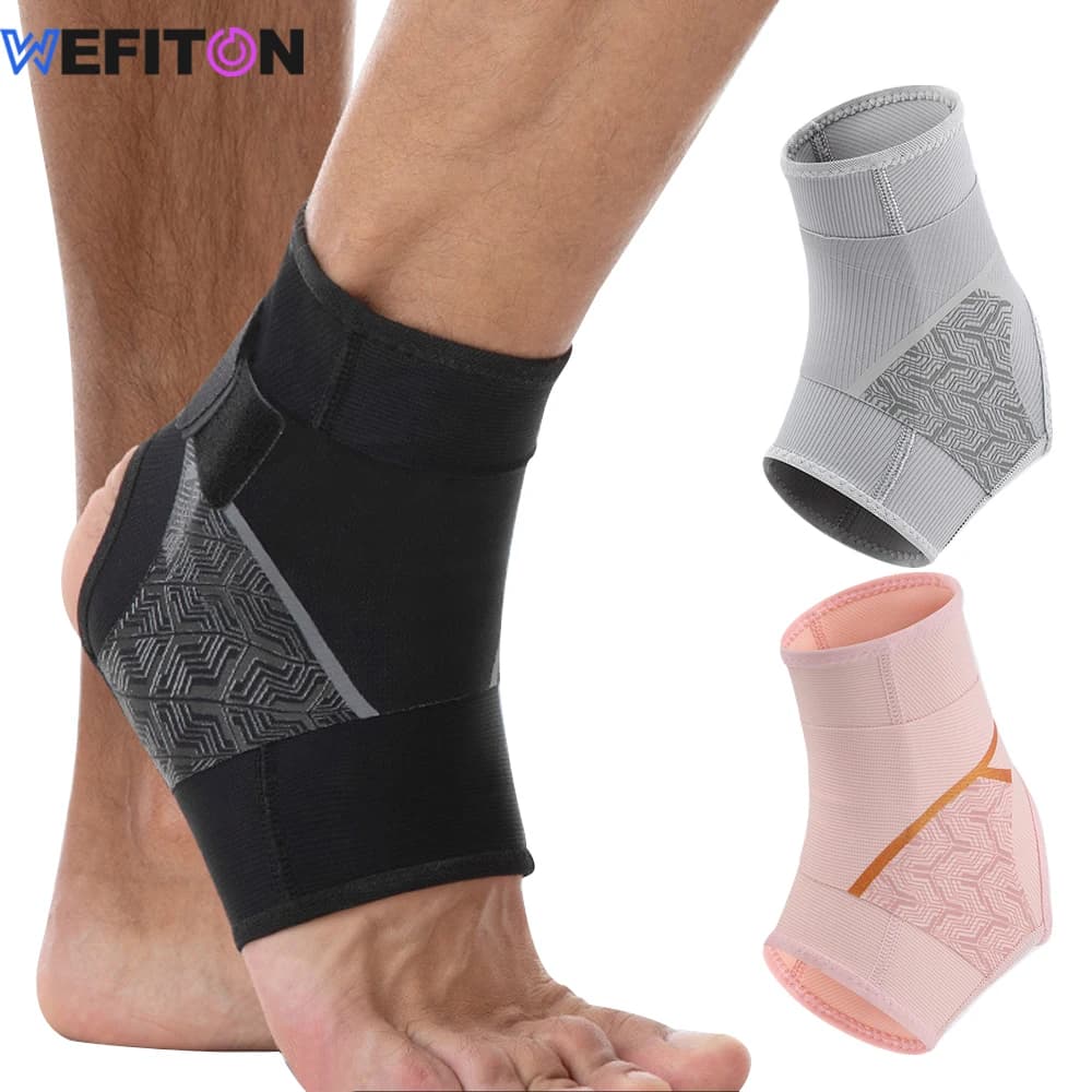 WEFITON Supporto per Caviglia con Cinturino Regolabile, Fascia Compressiva per Fascite Plantare e Tendinite di Achille, per Uomini e Donne