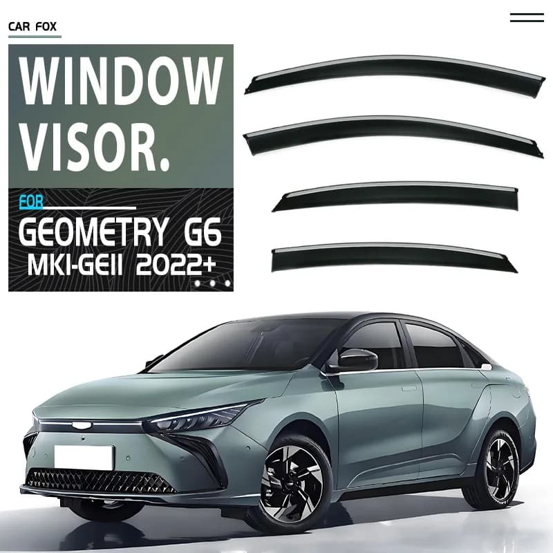 Per GEELY Geometry G6 2022+ Finestra di Automobile Visiera Tenda Shelter Parabrezza Finestrino Laterale Pioggia Parasole Accessori Auto