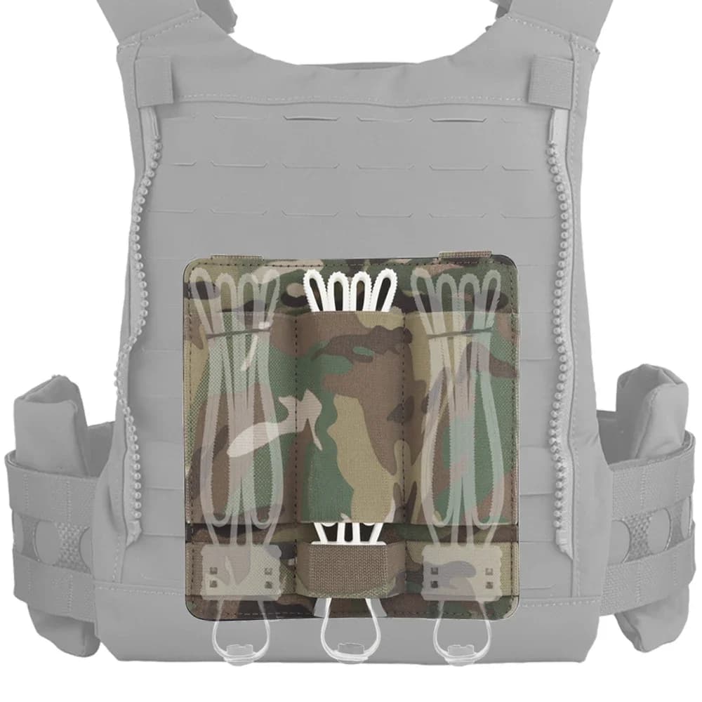 Fascette Elastiche in Plastica MOLLE per Fissaggio Cavi, Accessorio Essenziale per Caccia, per Porta-Placche e Tasche