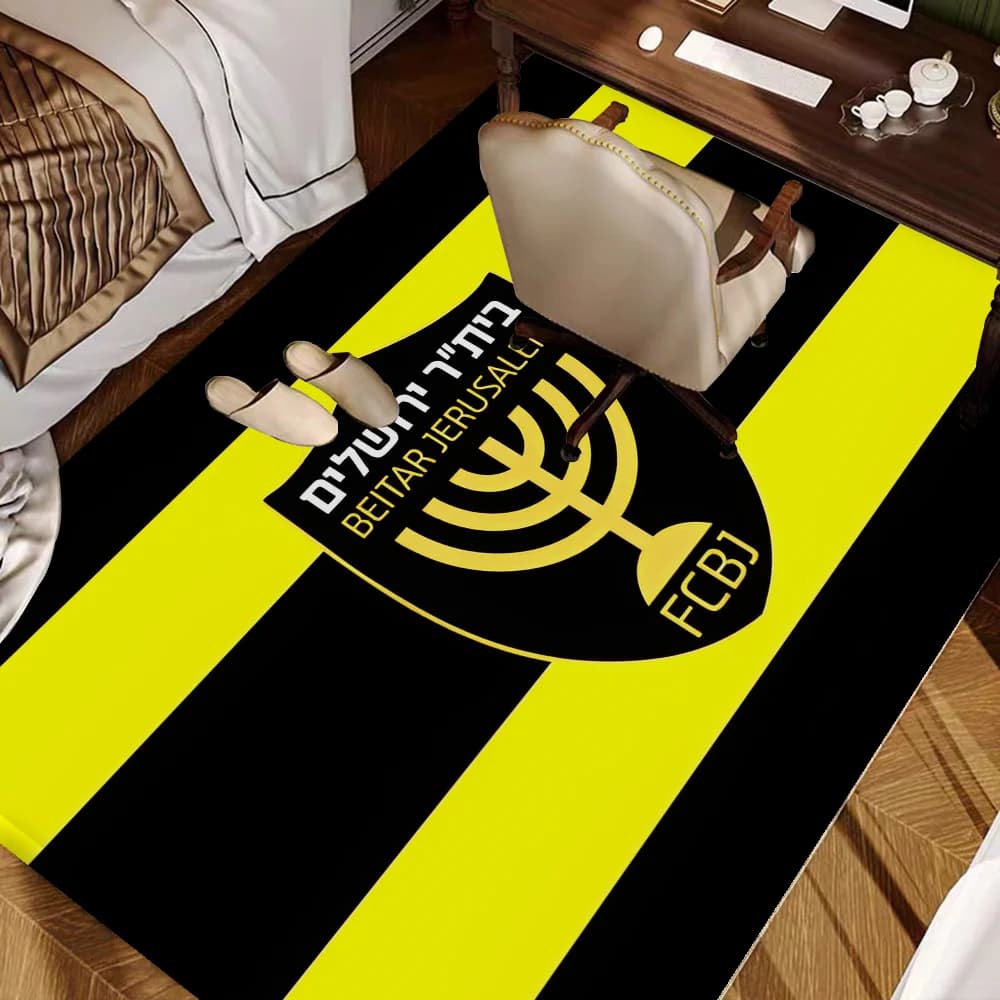 B-Beitar J-Jerusalem F-FC Tappeto da corridoio Tappetino antiscivolo per lavanderia Decorazione per lavanderia Balcone Bambino Soggiorno Comodino Tappeti