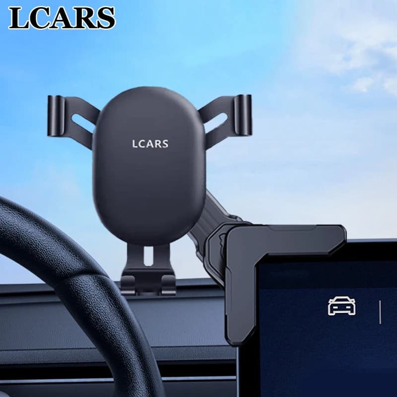 For Tesla Model3 Modely and Other New Energy Car Center Screen Gravity Mount Car Phone Navigation Support Bracket