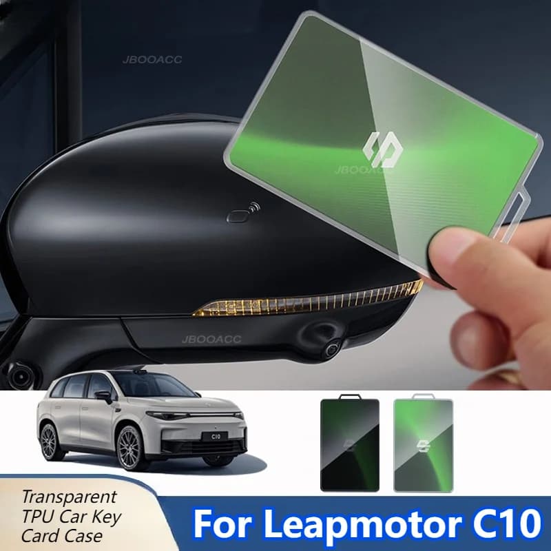 Per Leapmotor C10 C16 2024 2025 TPU Portachiavi per auto Custodia protettiva NFC All Inclusive Portachiavi trasparente Custodia protettiva