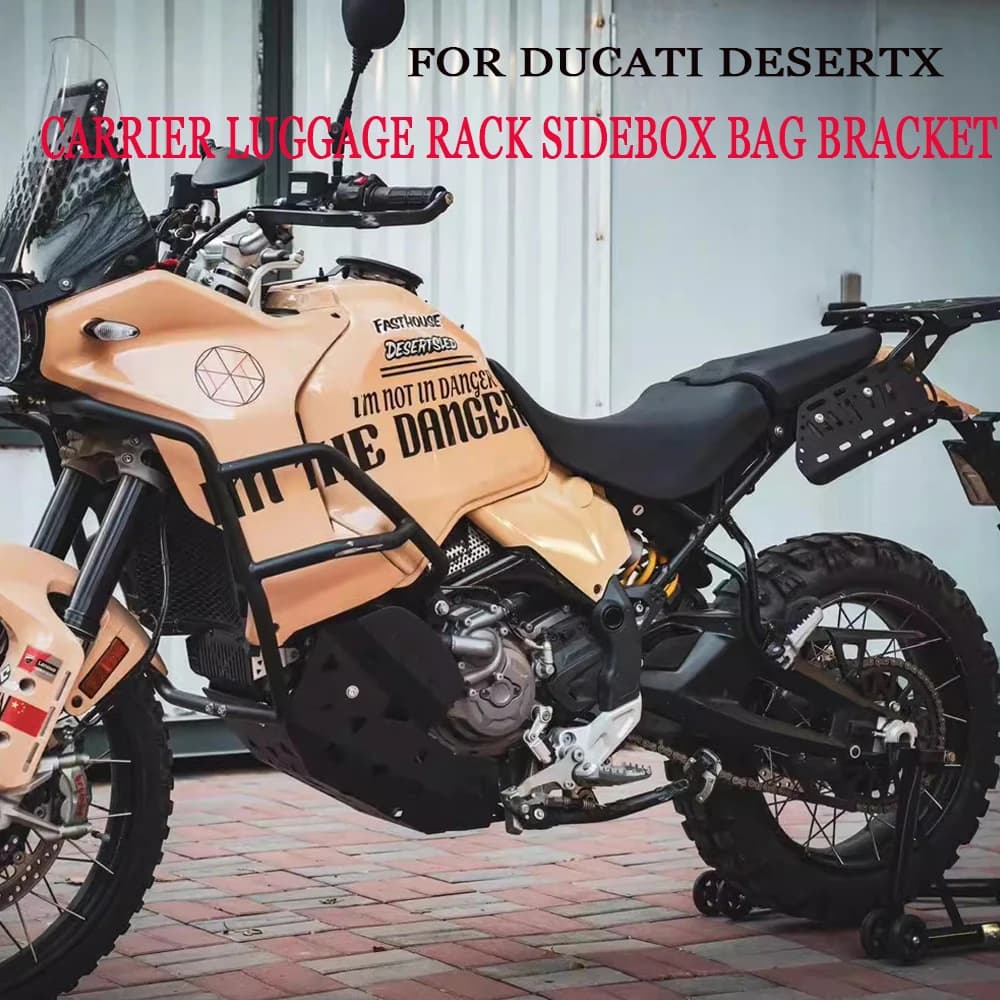 Desert X Bisaccia Scatola laterale Staffa Accessori per Ducati DesertX Borse portaoggetti Portapacchi Portapacchi Credenza Staffa borsa