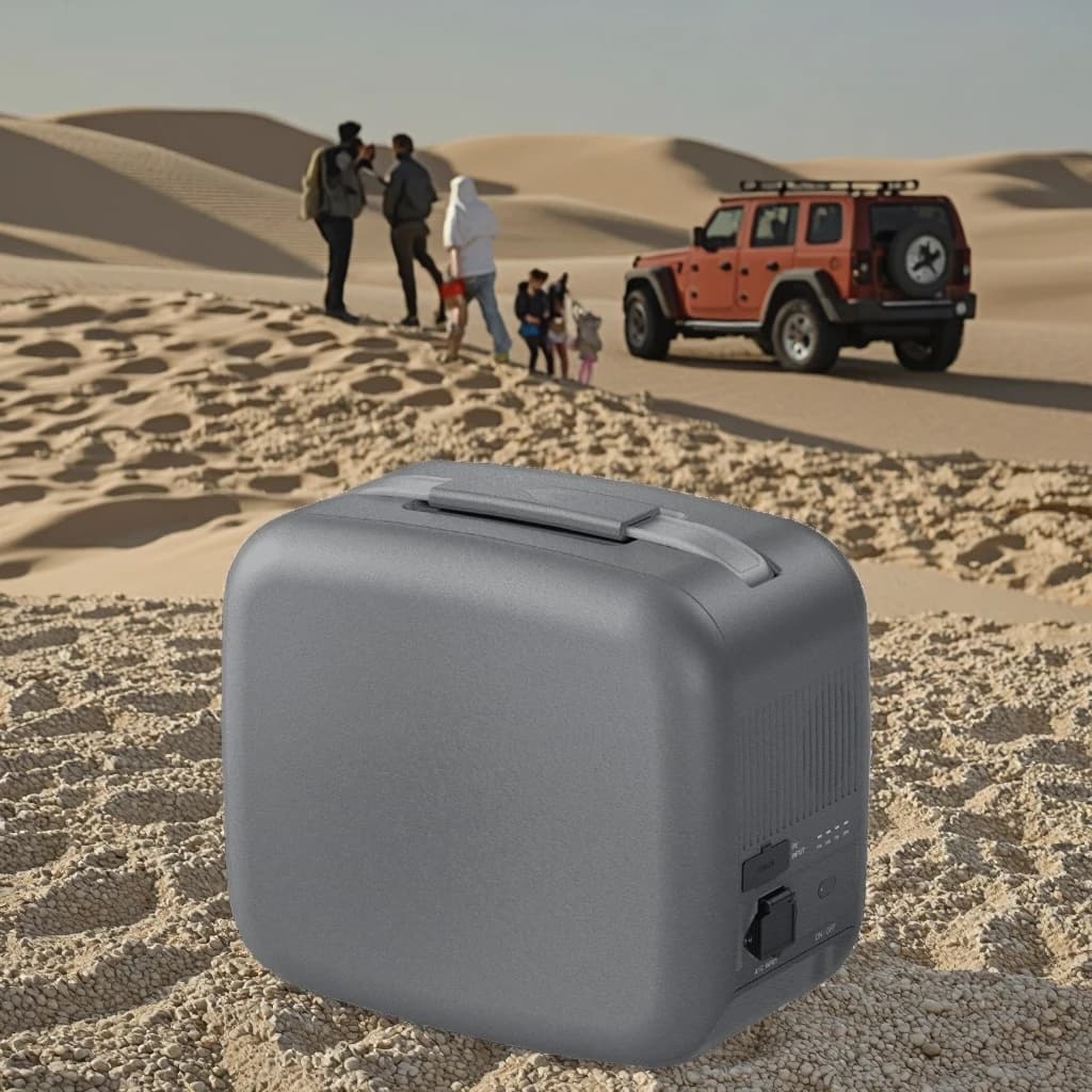 Stazione di alimentazione di backup da campeggio con generatore solare per auto a onda sinusoidale pura portatile da esterno silenzioso agli ioni di litio da 300 Watt