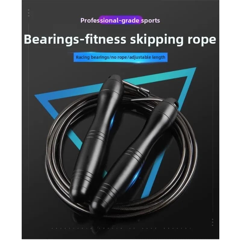 Specialized Jump Rope for Middle School Examination,Fitness and Weight Loss Exercise Training,Fat Burning Steel Wire Racing Rope
