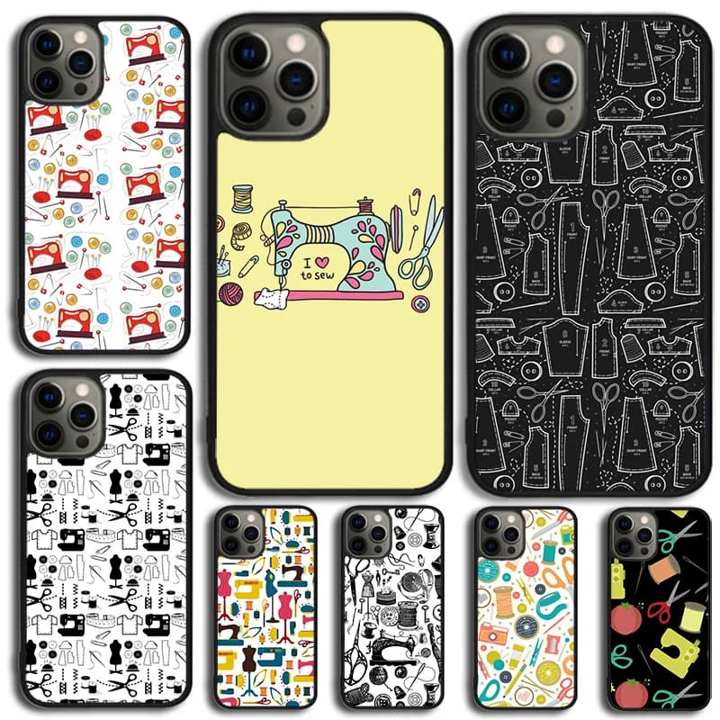 Forbici da cucito Custodia per telefono per Samsung Galaxy S10 S22 S23 S24 Nota 10 20 Lite S20 Plus S21 Ultra Cover posteriore