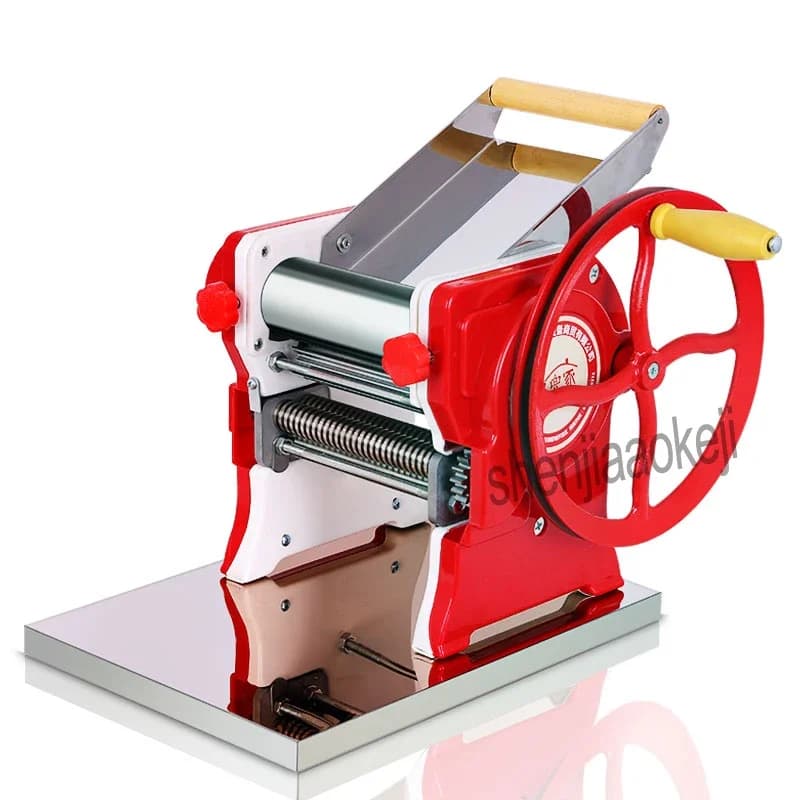 Aggiorna la pressa per pasta manuale elettrica Macchina per pasta Macchina per pasta Commerciale in acciaio inossidabile Larghezza rotolo di noodle da 18 cm