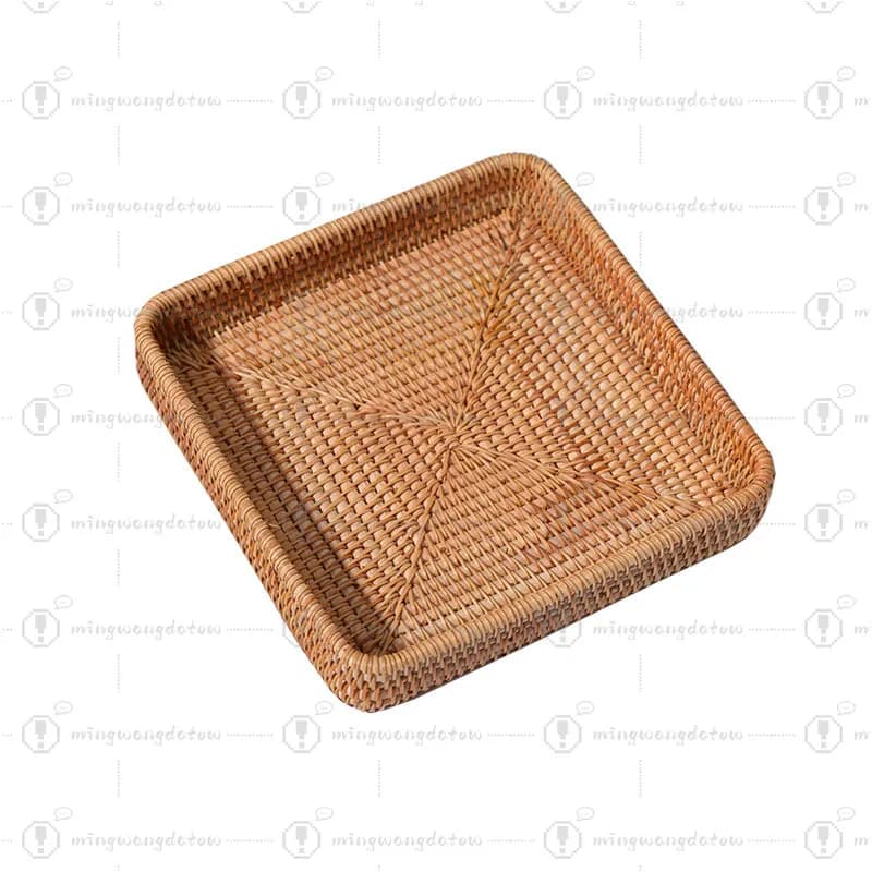 Set di 3 Vassoi Intrecciati per Conservare Caramelle, Frutta, Verdura e Snack, Cestino Organizzatore per Frutta Secca