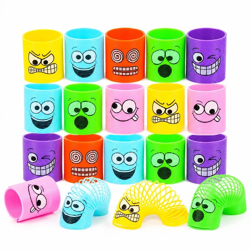 12/24/36 Pezzi Giocattolo a Molla Arcobaleno Antistress, Giocattolo Fidget per Bambini, Gadget per Feste di Compleanno, Premi per la Classe, Riempitivo per Sacchetti Regalo