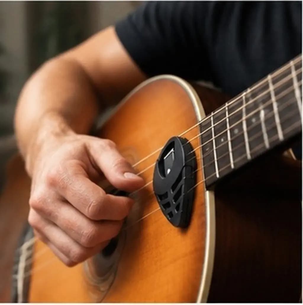 50Pcs Guitar Pick Storage Boxes Portable Lightweight Hollow Plastic Self-Adhesive Holder for Bass Plectrum Bass Accessories