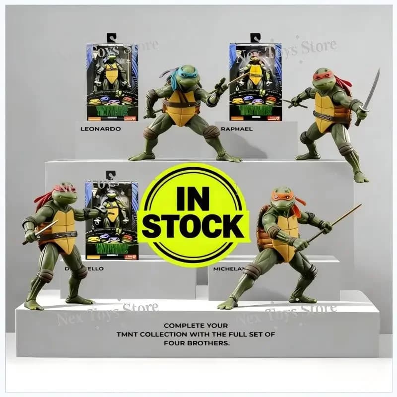 DISPONIBILE Action Figure delle Tartarughe Ninja Edizione TMNT, Modellino Articolato dei Film, Giocattolo da Collezione Anime, Regalo