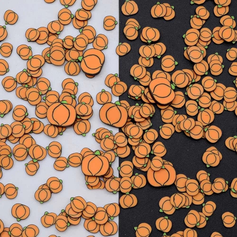 100 g/lotto polimero carino zucca fette di argilla spruzza per l'artigianato che fa Nail Art ,Scrapbook fai da te