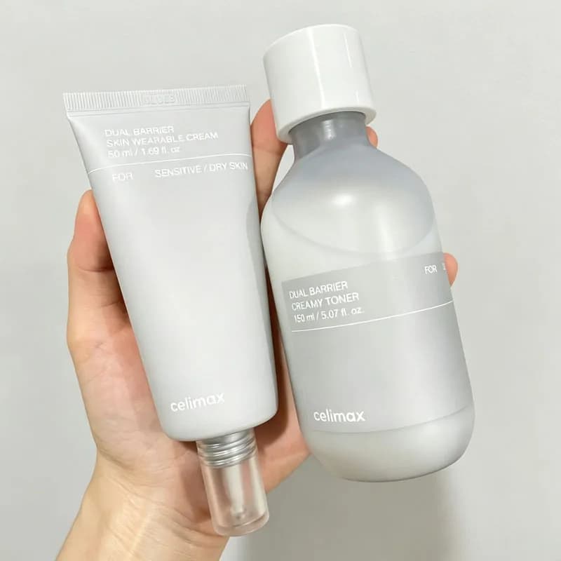 Celimax Dual Barrier Creamy Toner Skin Wearable Cream Long Lasting Oil Control Hydrating Facial Cream Beauty Skincare Products