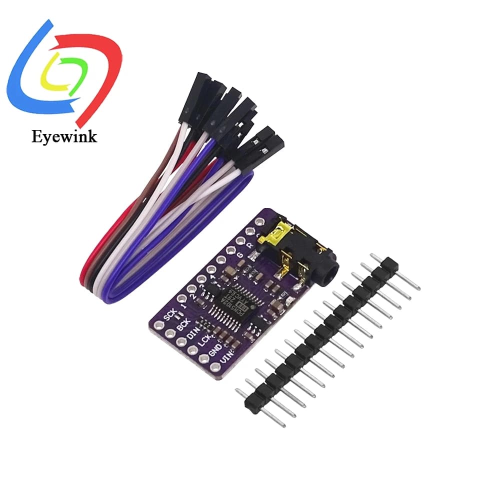 TENSATR PCM5102 Interface I2S DAC Decoder Module Reader For Raspberry Pi Size pHAT Digital Audio Card PCM5102A