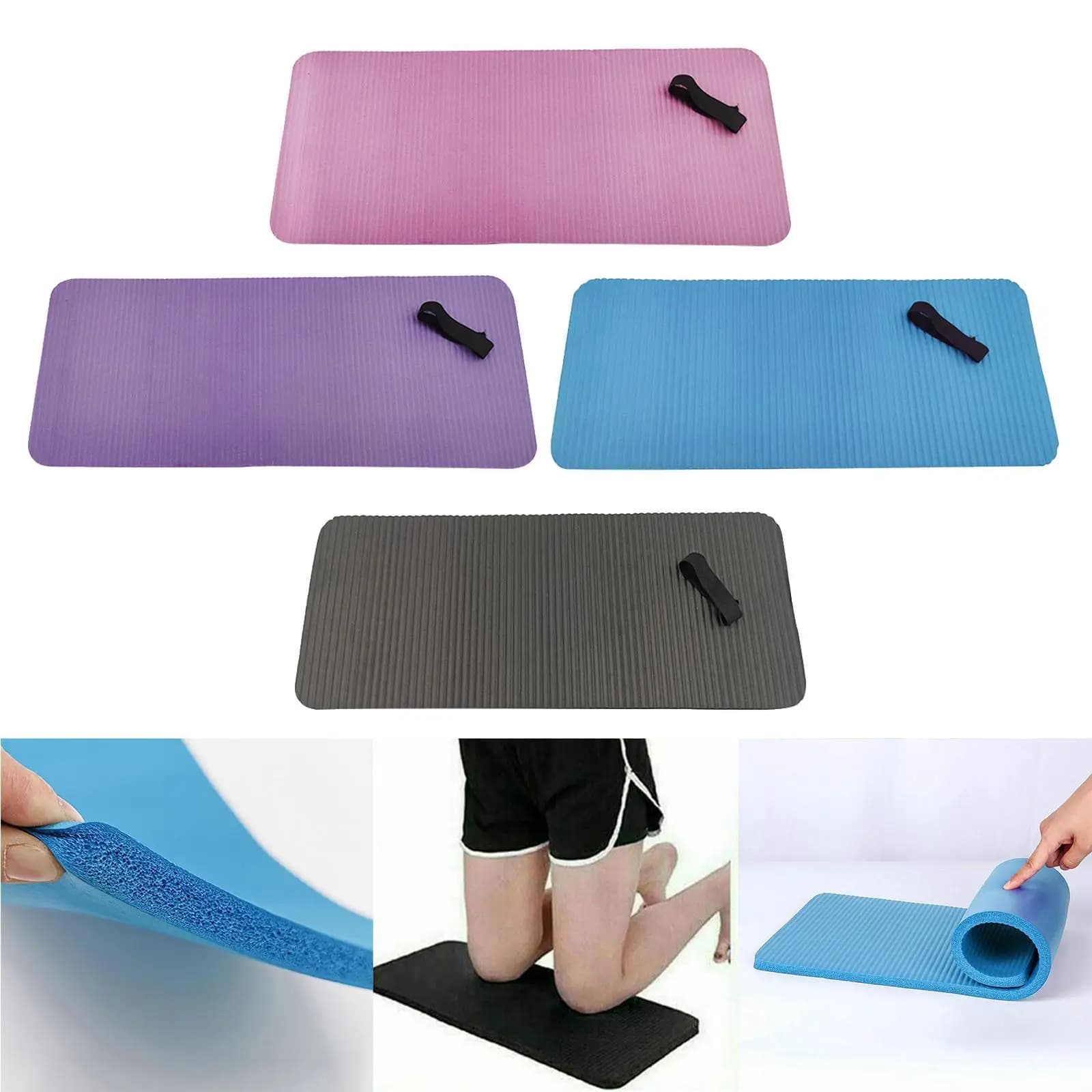 60x25 cm thick anti-slip yoga mat knee pad for fitness workout gym