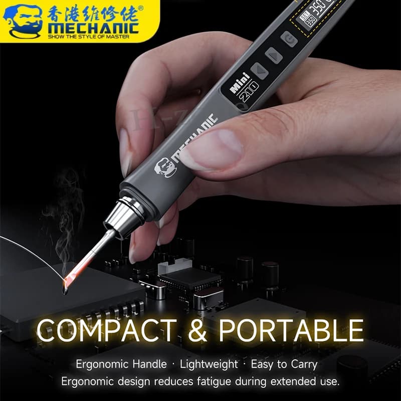 MECCANICO Mini210 40W Saldatore Intelligente Temperatura Costante Penna di Saldatura Elettricista Portatile Ad Alta Potenza Strumento di Saldatura di Riparazione