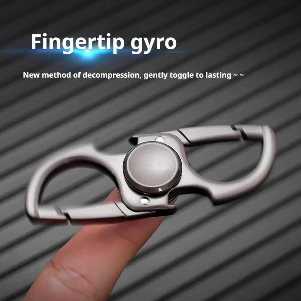 Finger Spinner Dispositivo anti-ansia Allevia lo stress Finger Spinner Ketchain Birra Cola Apribottiglie Fidget Toys