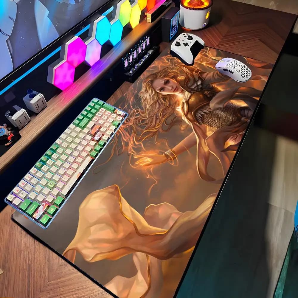 M-Magic the Gathering Mouse Pad Large Rubber Tablepad PC Game Mousepad Laptop Desk Pad XXL Non-slip Computer Keyboard Mouse Mat