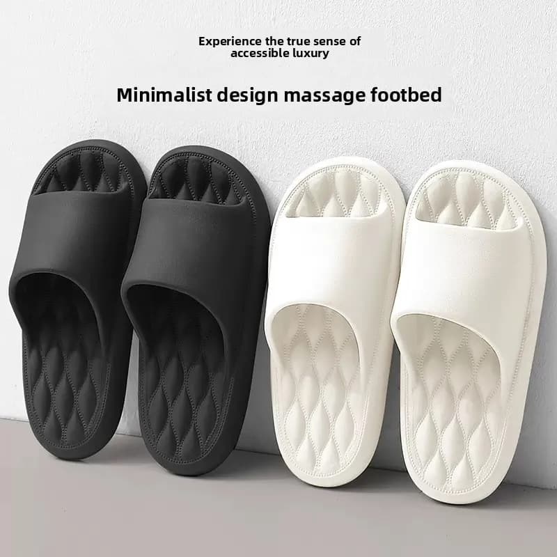 Ciabatte Super Morbide Cloud Slides per Donna e Uomo, Suola Spessa Antiscivolo in EVA, Pantofole Estive per Interni ed Esterni, Scarpe da Casa Unisex