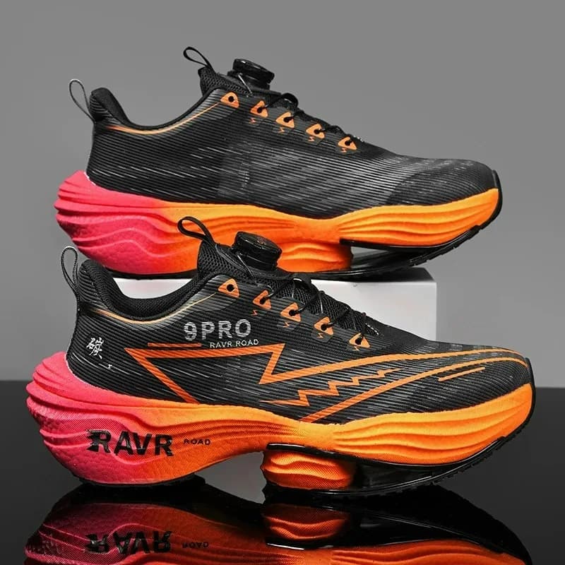 Nuove Scarpe da Corsa da Uomo con Ammortizzazione e Piastra in Carbonio, Scarpe Atletiche per Maratona, Comode e Antiscivolo, Scarpe Sportive da Tennis