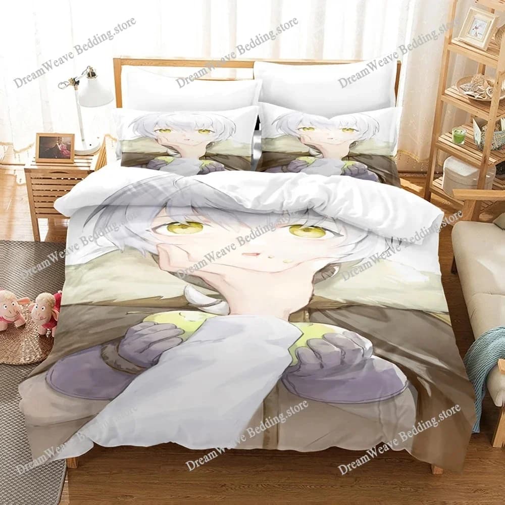 Set di biancheria da letto 3D con cartoni animati To Your Eternity, set copripiumino con federa, biancheria da letto per letto singolo, matrimoniale, queen, king, tessuti per la casa